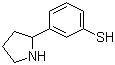 3-(2-吡咯烷基)苯硫酚分子结构 (CAS 1273607-41-2)