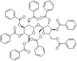 structure of CAS# 12738-64-6, Sucrose benzoate