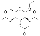 CAS # 127501-41-1, Ethyl 6-deoxy-1-thio-beta-L-galactopyranoside 2,3,4-triacetate, Ethyl 6-deoxy-1-thio-beta-L-galactopyranoside triacetate