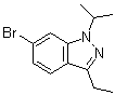 CAS 登录号：1276075-34-3, 6-溴-3-乙基-1-(1-甲基乙基)-1H-吲唑