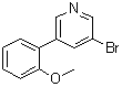 CAS # 1276123-25-1, 3-Bromo-5-(2-methoxyphenyl)pyridine