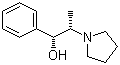 structure of CAS# 127641-25-2, (1R,2S)-1-Phenyl-2-(1-pyrrolidinyl)-1-propanol