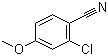 2-Chloro-4-methoxybenzonitrile molecular structure (CAS 127666-99-3)