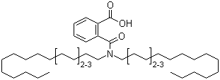 structure of CAS# 127733-92-0, Dihydrogenated tallow phthalic acid amide