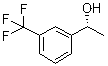 structure of CAS# 127852-24-8, (+)-(R)-1-(3-Trifluoromethylphenyl)ethanol