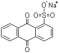 1-Anthraquinonesulfonic acid sodium salt molecular structure (CAS 128-56-3)