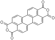 3,4,9,10-苝四羧酸酐分子结构 (CAS 128-69-8)