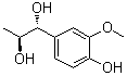 CAS 登录号：1280602-81-4, (1R,2S)-rel-1-(4-羟基-3-甲氧基苯基)-1,2-丙二醇
