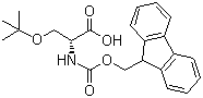structure of CAS# 128107-47-1, Fmoc-O-叔丁基-D-丝氨酸