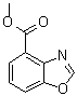 structure of CAS# 128156-54-7, 4-Benzoxazolecarboxylic acid methyl ester