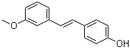 4-[(1E)-2-(3-甲氧基苯基)乙烯基]苯酚分子结构 (CAS 128294-46-2)