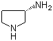 (S)-3-Aminopyrrolidine molecular structure (CAS 128345-57-3)