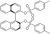 structure of CAS# 128544-06-9, (S)-(+)-1,1'-Bi-2-naphthyl ditosylate
