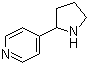 structure of CAS# 128562-25-4, 4-Pyrrolidin-2-ylpyridine