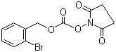 structure of CAS# 128611-93-8, N-(2-Bromobenzyloxycarbonyloxy)succinimide