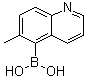 structure of CAS# 1287753-42-7, (6-甲基喹啉-5-基)硼酸
