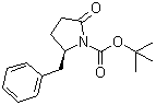 CAS # 128811-42-7, (R)-2-Oxo-5-(phenylmethyl)-1-pyrrolidinecarboxylic acid 1,1-dimethylethyl ester