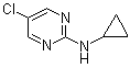 structure of CAS# 1289385-19-8, 5-氯-N-环丙基-2-嘧啶胺