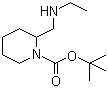 CAS 登录号：1289386-04-4, 2-[(乙基氨基)甲基]-1-哌啶甲酸叔丁酯