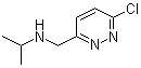 6-Chloro-N-(1-methylethyl)-3-pyridazinemethanamine molecular structure (CAS 1289386-36-2)