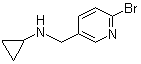 structure of CAS# 1289387-50-3, 6-Bromo-N-cyclopropyl-3-pyridinemethanamine