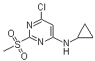 structure of CAS# 1289388-38-0, 6-氯-N-环丙基-2-(甲磺酰基)-4-嘧啶胺