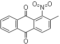 structure of CAS# 129-15-7, 2-Methyl-1-nitroanthraquinone