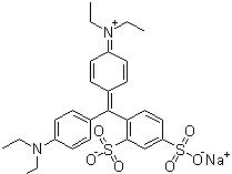 structure of CAS# 129-17-9, Acid blue 1