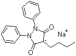 structure of CAS# 129-18-0, 保泰松钠
