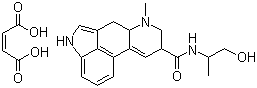 马来酸麦角新碱分子结构 (CAS 129-51-1)