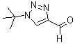 structure of CAS# 129027-65-2, 1-(1,1-二甲基乙基)-1H-1,2,3-三唑-4-甲醛
