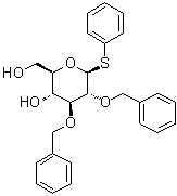 CAS 登录号：129081-01-2, 苯基 2,3-二-O-(苯基甲基)-1-硫代-beta-D-吡喃葡萄糖苷