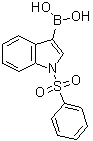structure of CAS# 129271-98-3, 1-苯磺酰基-1H-吲哚-3-硼酸