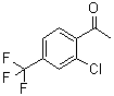 2'-Chloro-4'-trifluoromethylacetophenone molecular structure (CAS 129322-81-2)