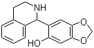 6-(1,2,3,4-Tetrahydro-1-isoquinolinyl)-1,3-benzodioxol-5-ol molecular structure (CAS 1296674-41-3)