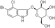beta-D-Mannopyranoside 5-bromo-4-chloro-1H-indol-3-yl molecular structure (CAS 129787-67-3)