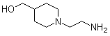 structure of CAS# 129999-62-8, 1-(2-Aminoethyl)-4-piperidinemethanol