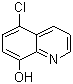 structure of CAS# 130-16-5, 5-Chloro-8-hydroxyquinoline