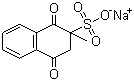 structure of CAS# 130-37-0, Menadione sodium bisulfite