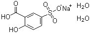 CAS 登录号：1300-61-4, 2-羟基-5-磺基苯甲酸单钠盐二水合物