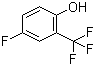 structure of CAS# 130047-19-7, 4-Fluoro-2-trifluoromethylphenol