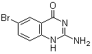 2-Amino-6-bromo-4(1H)-quinazolinone molecular structure (CAS 130148-53-7)