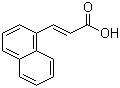 structure of CAS# 13026-12-5, 3-(1-Naphthyl)acrylic acid