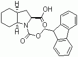 structure of CAS# 130309-37-4, Fmoc-L-octahydroindole-2-carboxylic acid