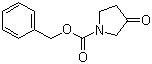 structure of CAS# 130312-02-6, 1-N-Cbz-3-pyrrolidinone