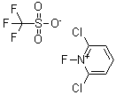 2,6-Dichloro-1-fluoropyridinium triflate molecular structure (CAS 130433-68-0)