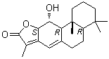 CAS 登录号：130466-20-5, ent-11alpha-羟基松香-8(14),13(15)-二烯-16,12alpha-内酯