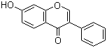 7-Hydroxy-3-phenylchromen-4-one molecular structure (CAS 13057-72-2)