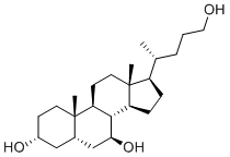 structure of CAS# 130593-75-8, Ursodeoxycholic Acid EP Impurity I