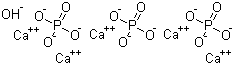 structure of CAS# 1306-06-5, Hydroxyapatite